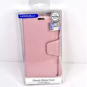 Modeblu Classic Diary Case for the Apple iPhone 14 Pro (6.1-inch) in Pink NEW
